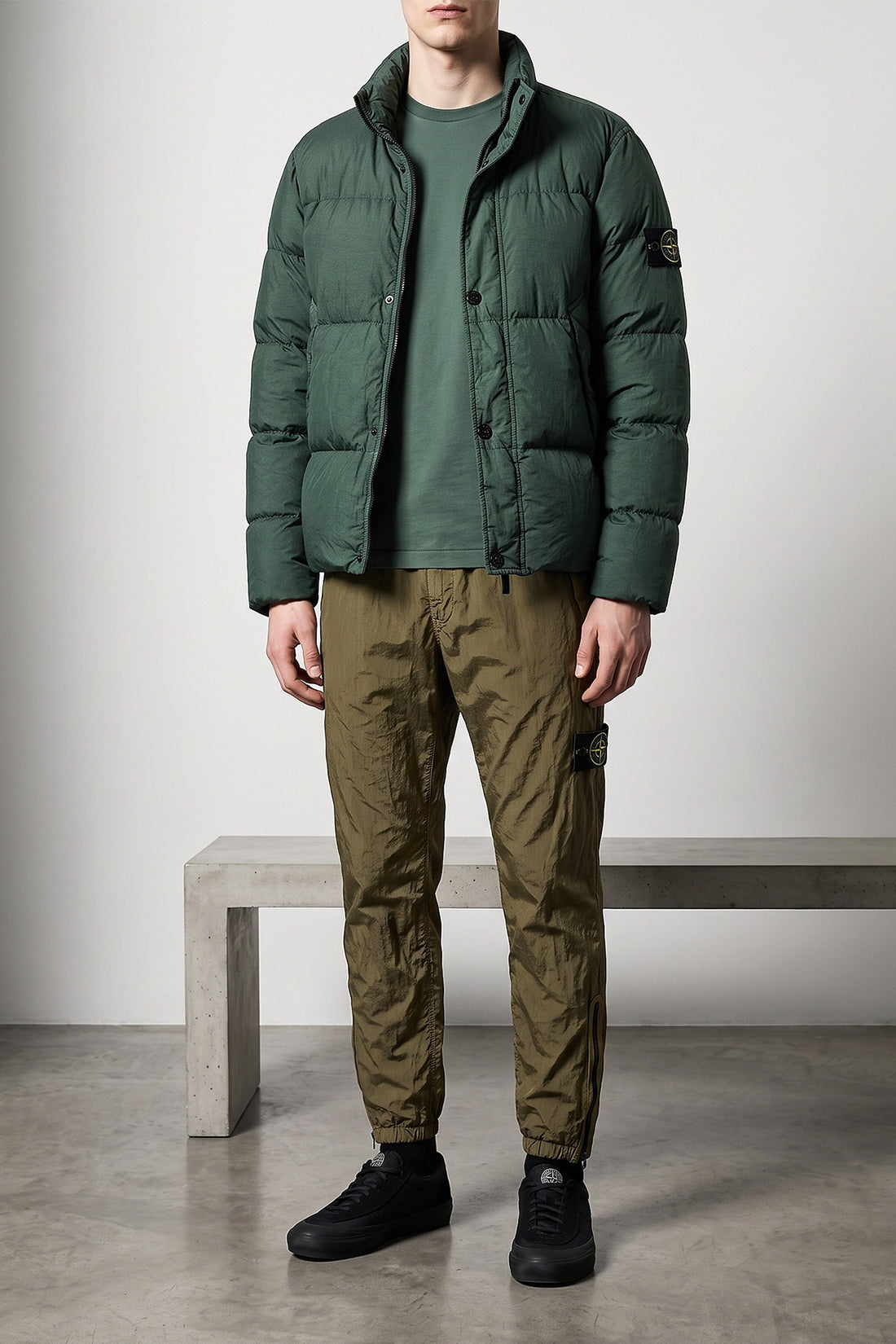 STONE ISLAND L the stone island 4100109 down jacket