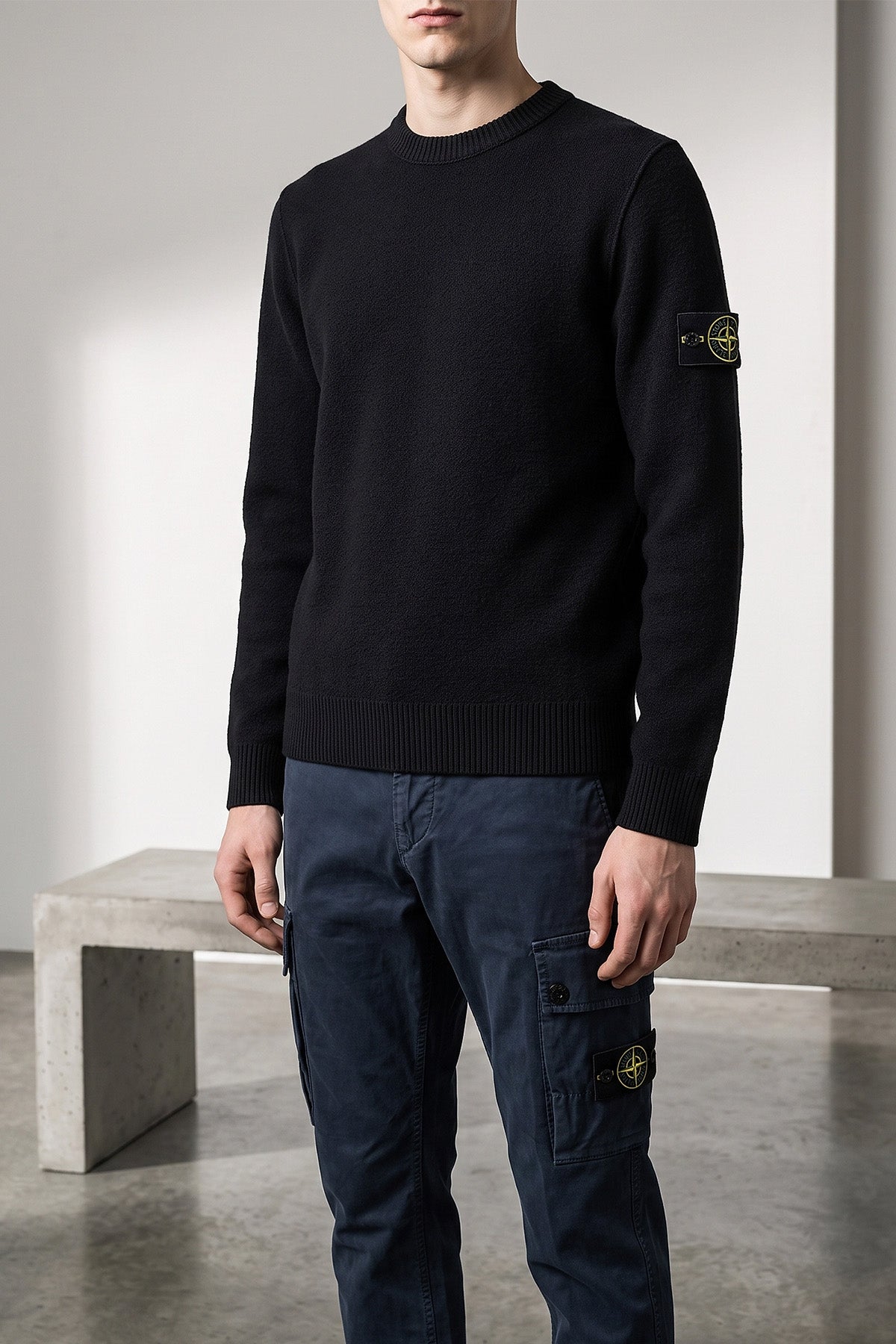 the stone island 5100011 crew neck sweater