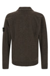 the stone island pure virgin wool sweater long-sleeved polo shirt