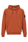 the stone island badge logo hoodie