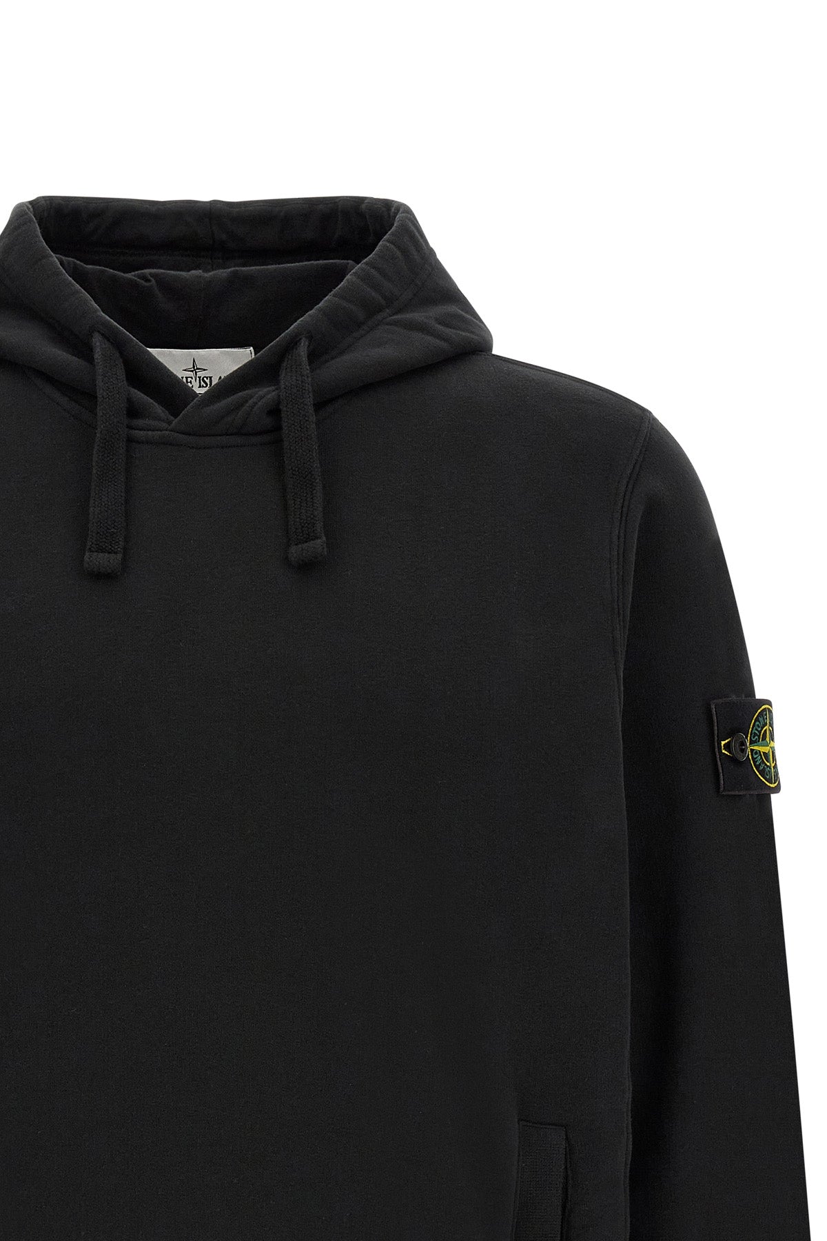 the stone island sweatshirt in premium cotton
