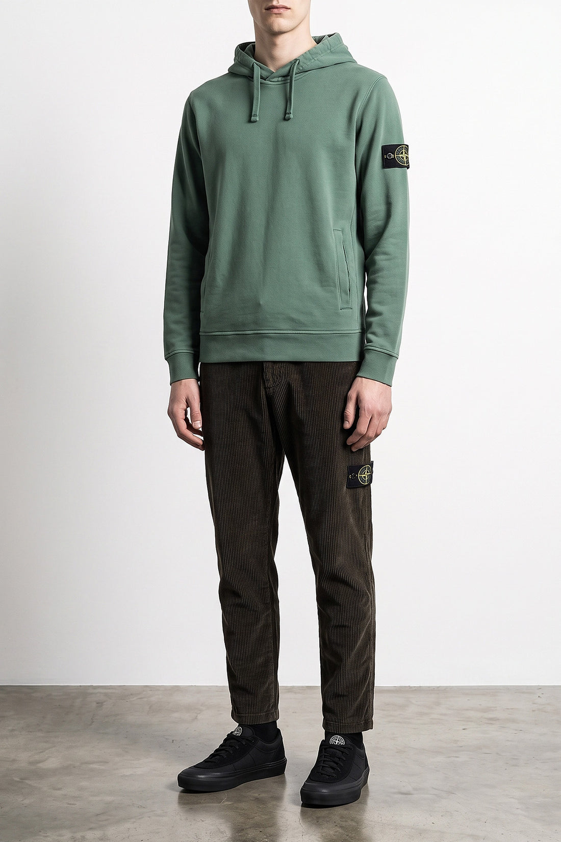 STONE ISLAND L the stone island stretch cotton sweatshirt