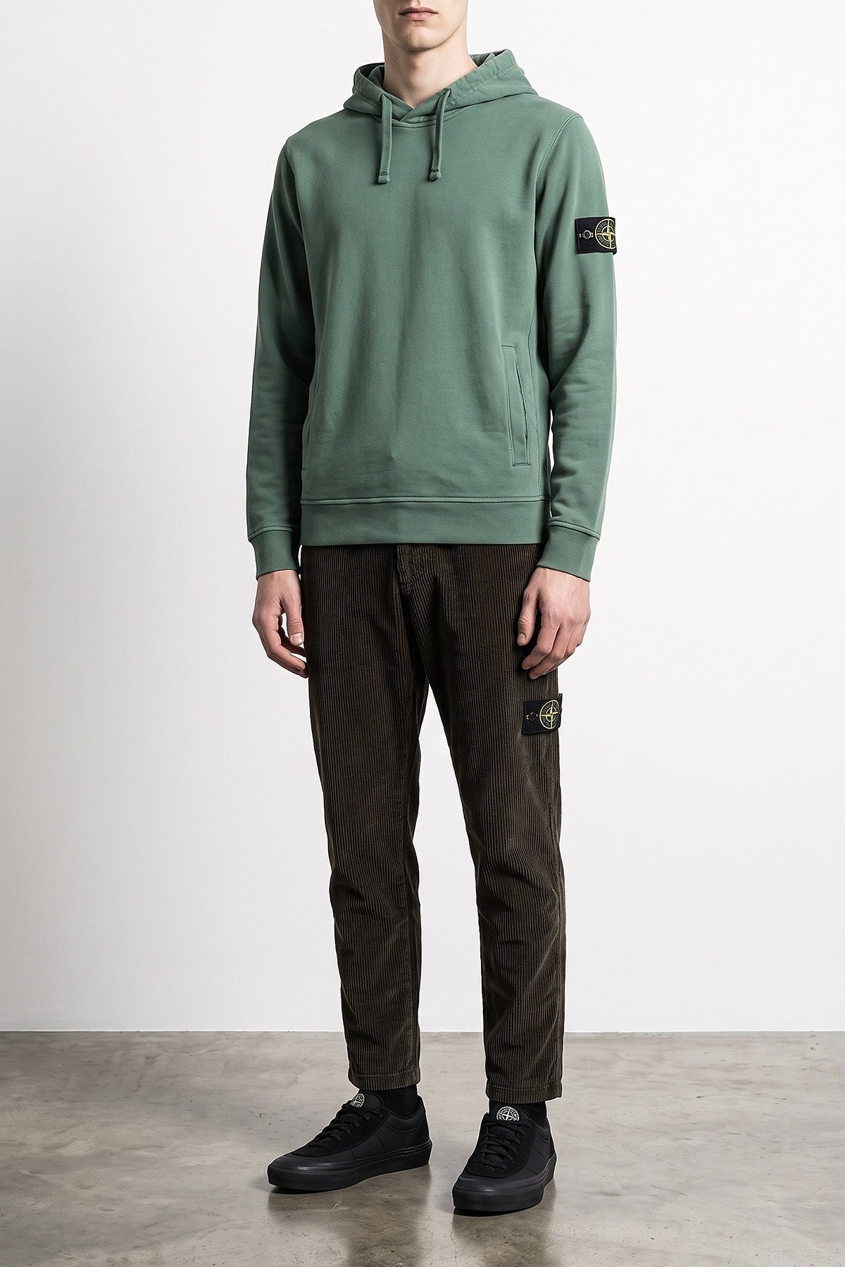 the stone island stretch cotton sweatshirt