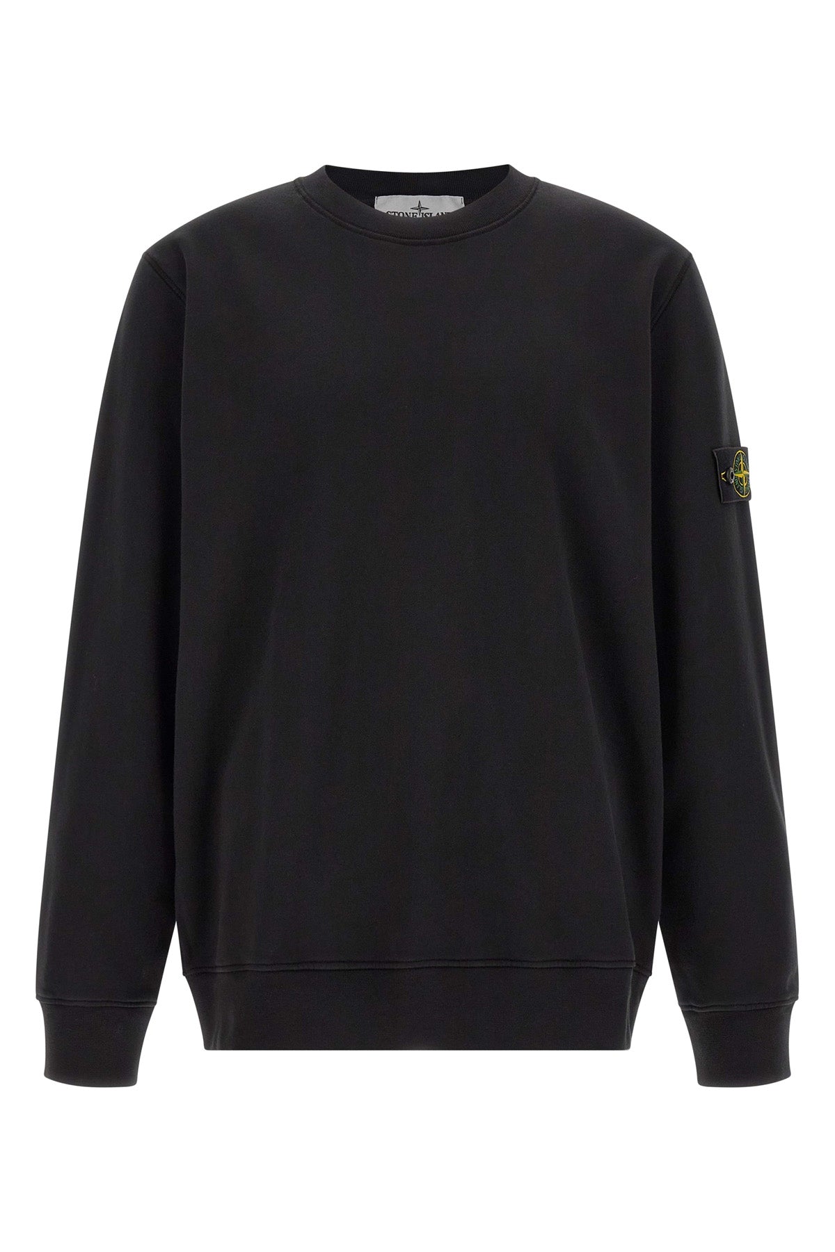 the stone island 6100060 sweatshirt features an essential silhouette defined b