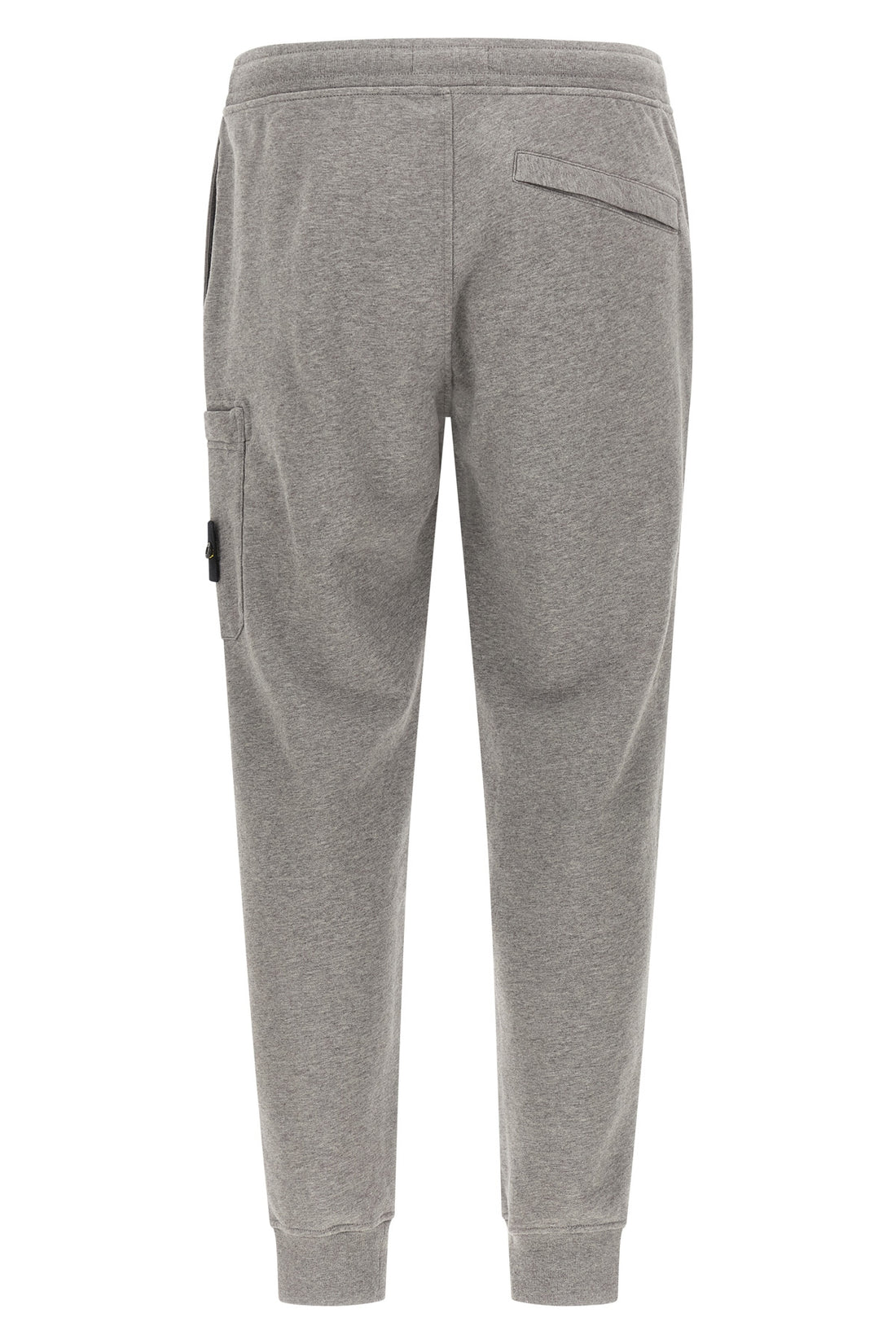 STONE ISLAND L the stone island 6200010 sweatpants in a garment-washed mélange mélange cotton