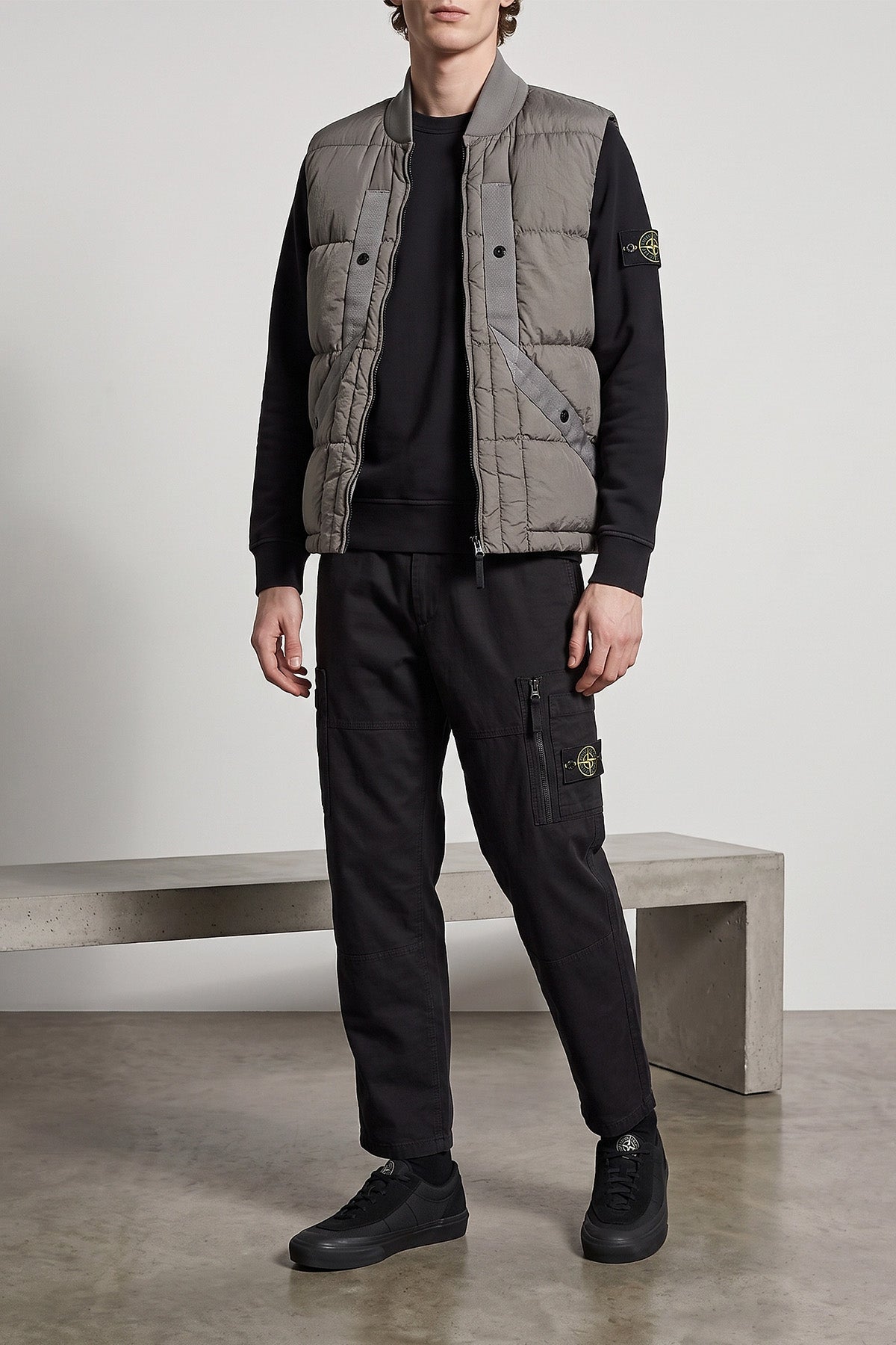 the stone island vest