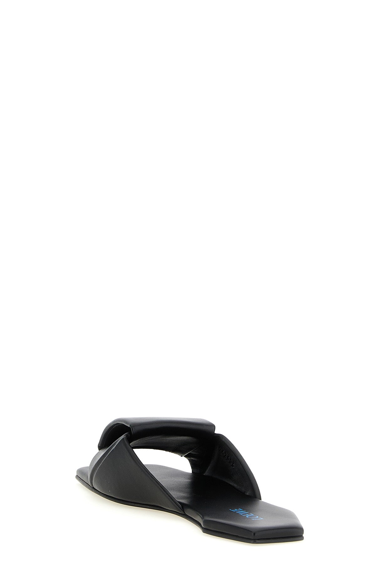 the slide sandal loewe origami features a seamless construction defined by its