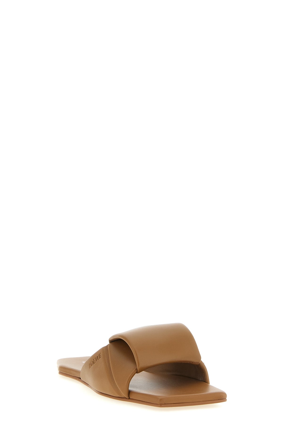 the slide sandal loewe origami in soft lambskin redefines everyday elegance th