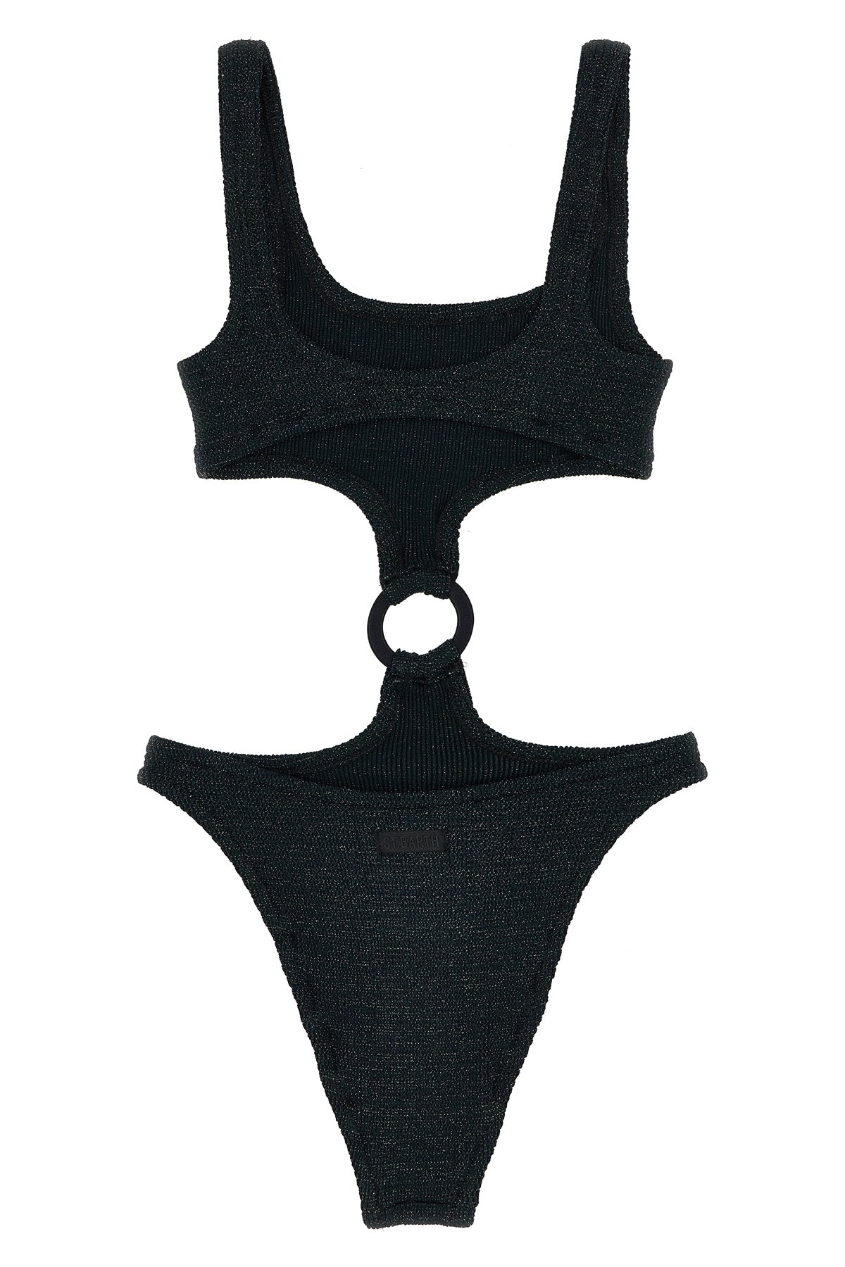 laurel one-piece swimsuit in crinkle lurex fabric