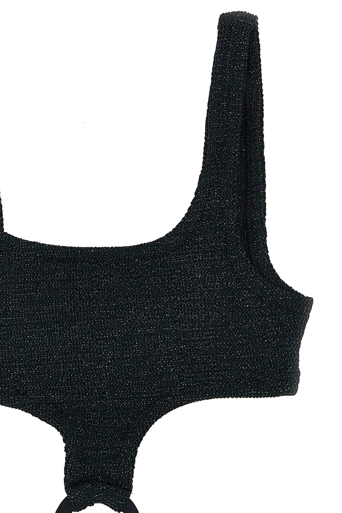 laurel one-piece swimsuit in crinkle lurex fabric