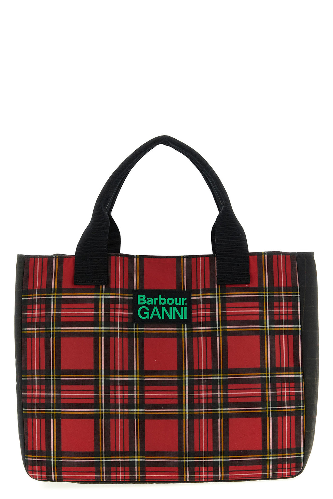 BARBOUR OS barbour x ganni shopping bag in waxed cotton