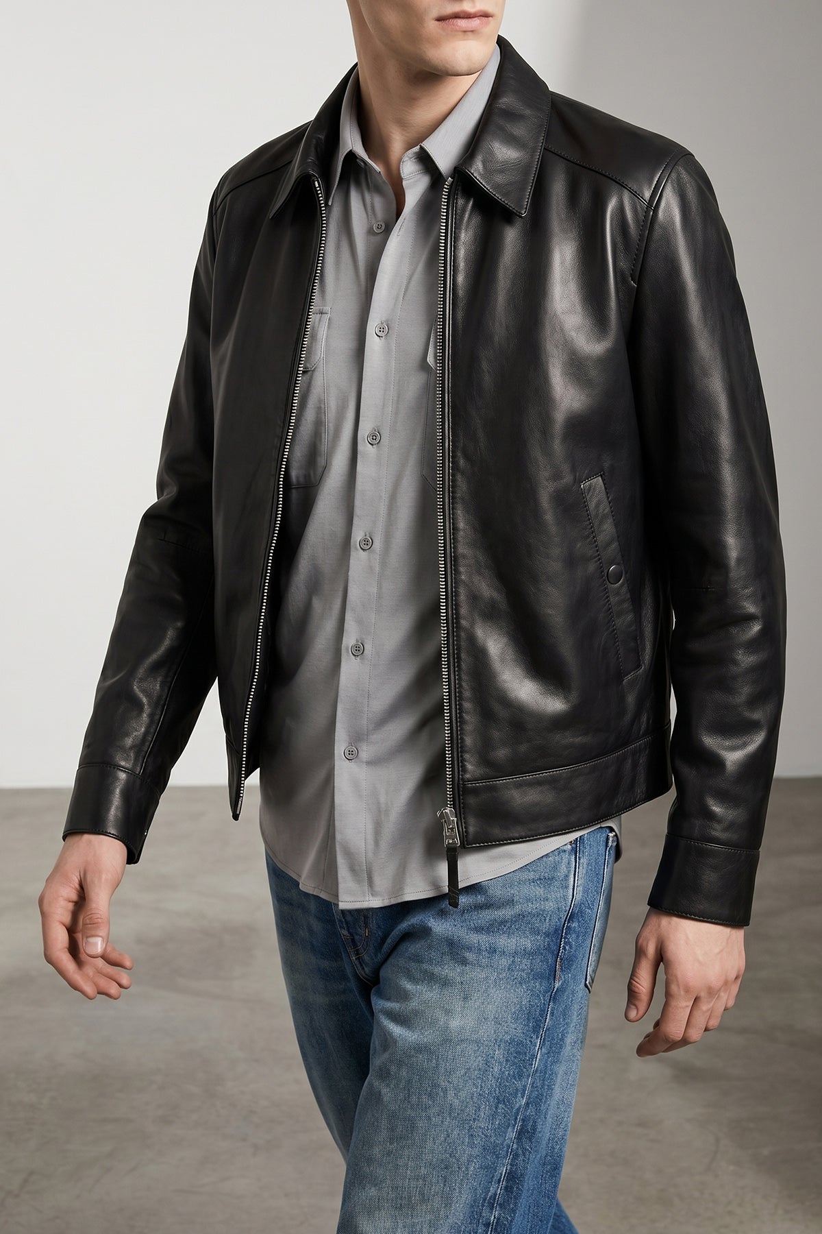 nappa blouson