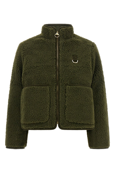 the barbour elenora fleece jacket redefines casual outerwear through a structure