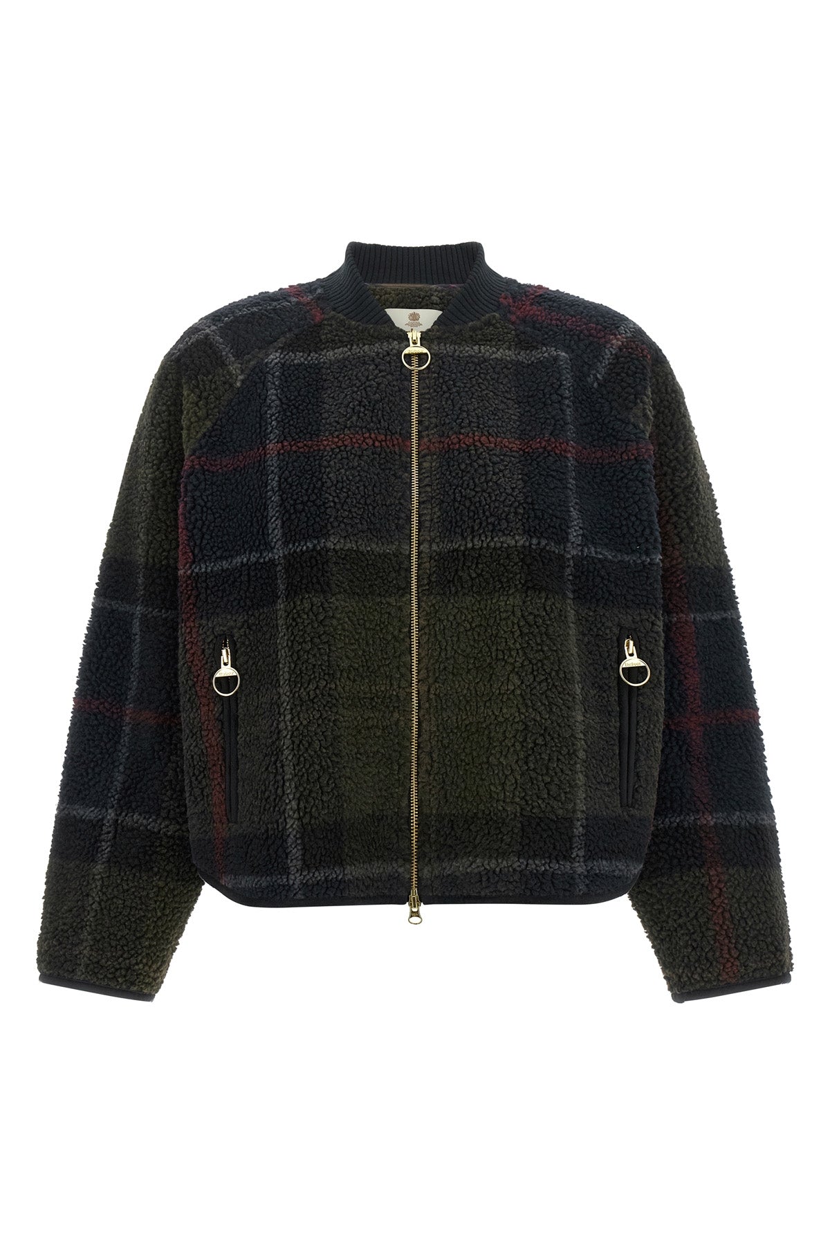 barbour kirklees jacket redefines casual outerwear through teddy-effect fleece