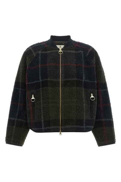 barbour kirklees jacket redefines casual outerwear through teddy-effect fleece
