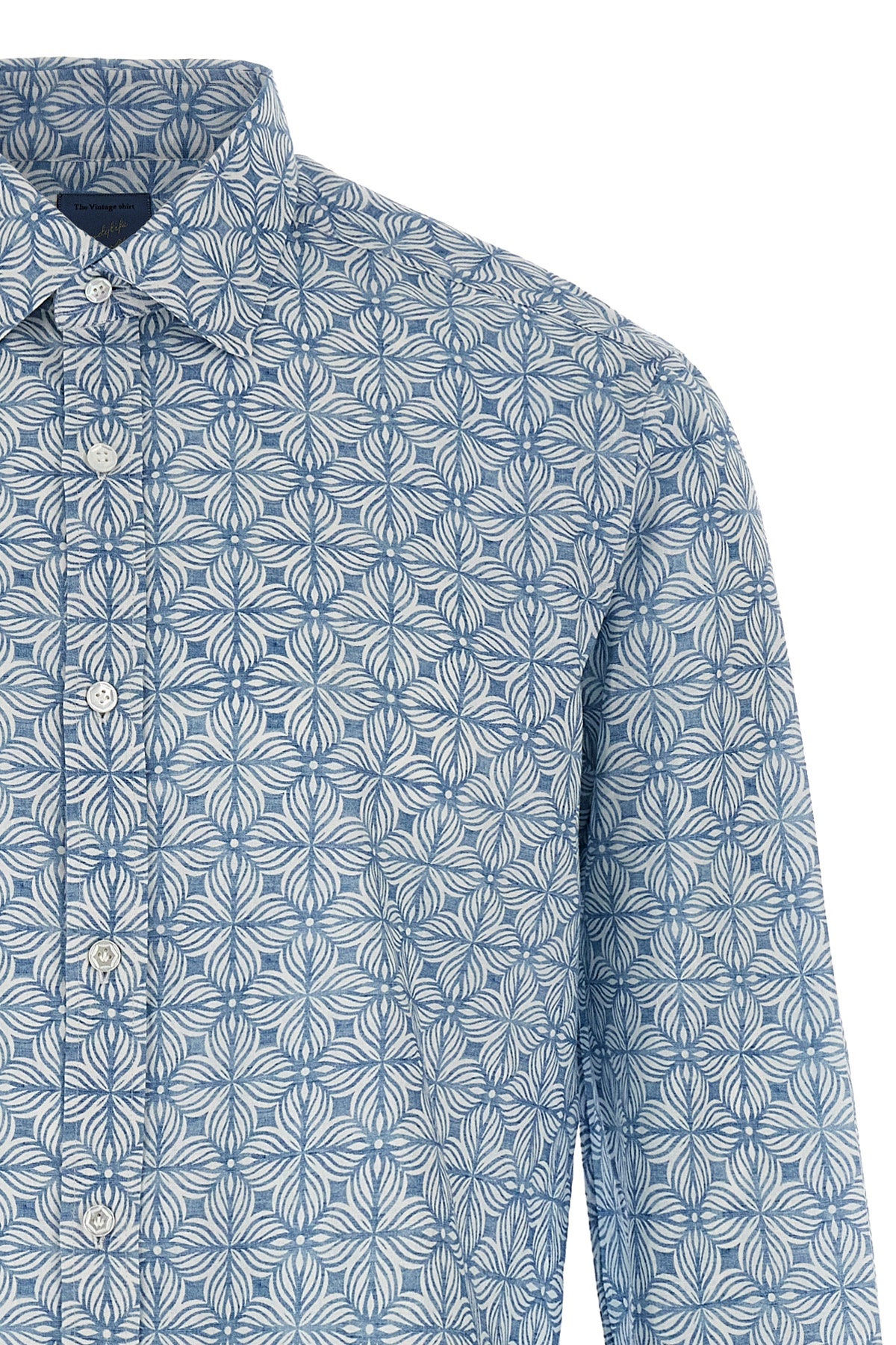 vintage shirt printed fabric shirt