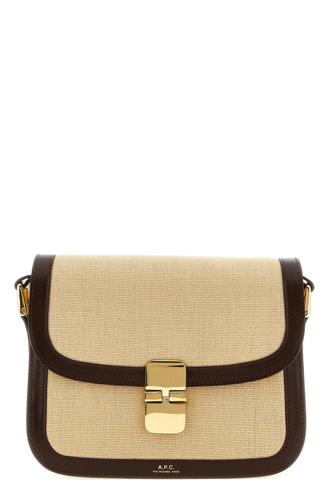 A.P.C. OS small grace cotton canvas crossbody bag