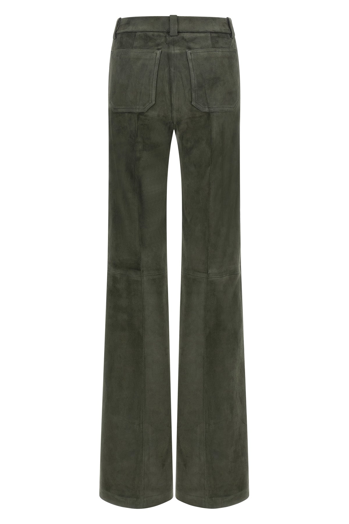 stouls lizzy bootcut trousers define a structured silhouette through a rigorous