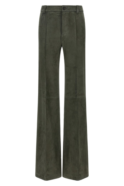 stouls lizzy bootcut trousers define a structured silhouette through a rigorous