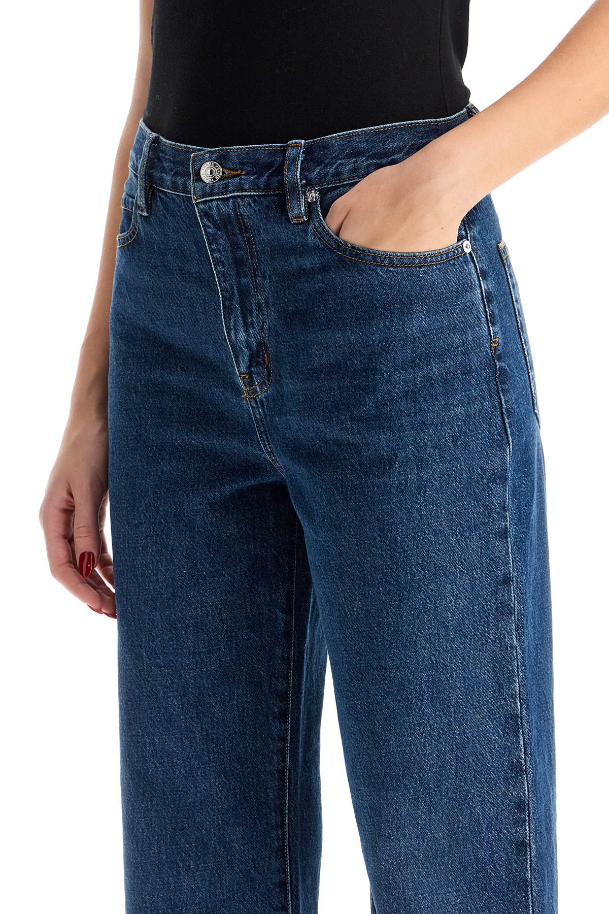 cropped ankle jeans by le jane