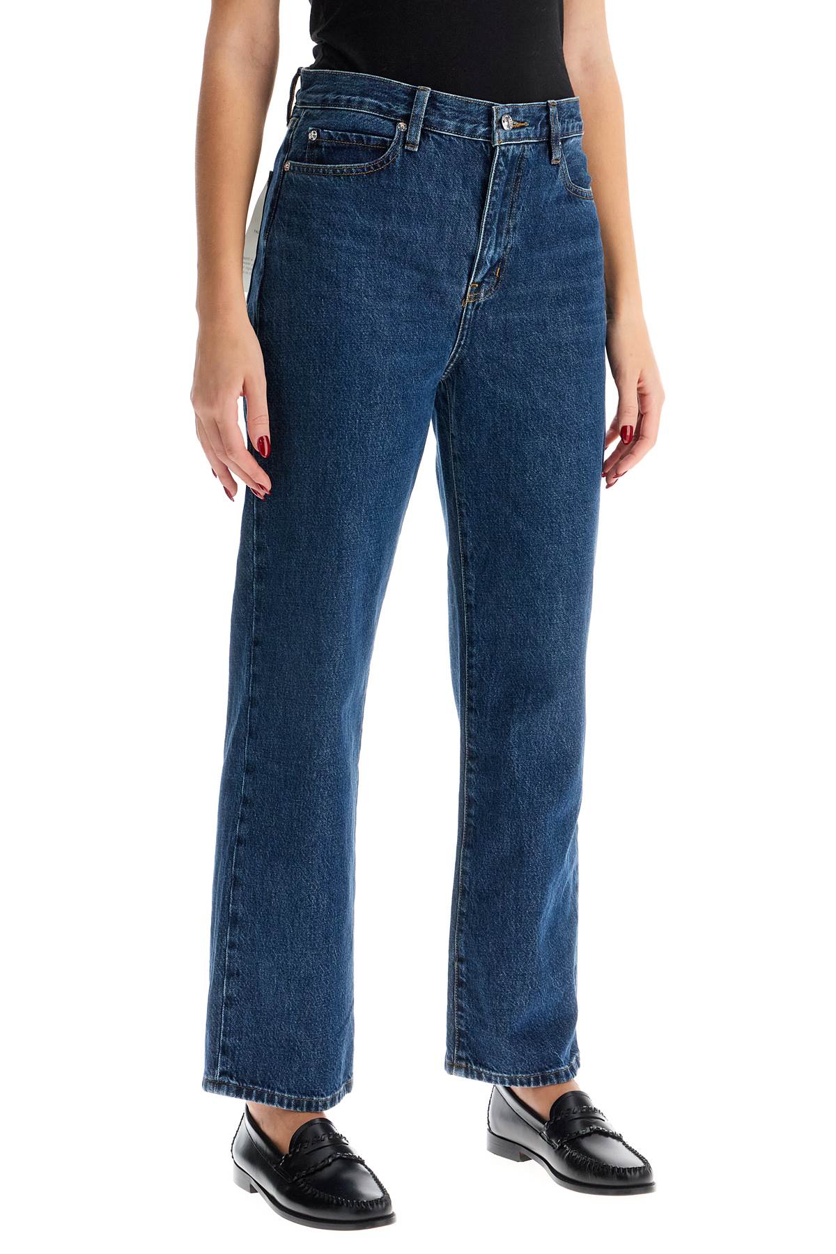 cropped ankle jeans by le jane