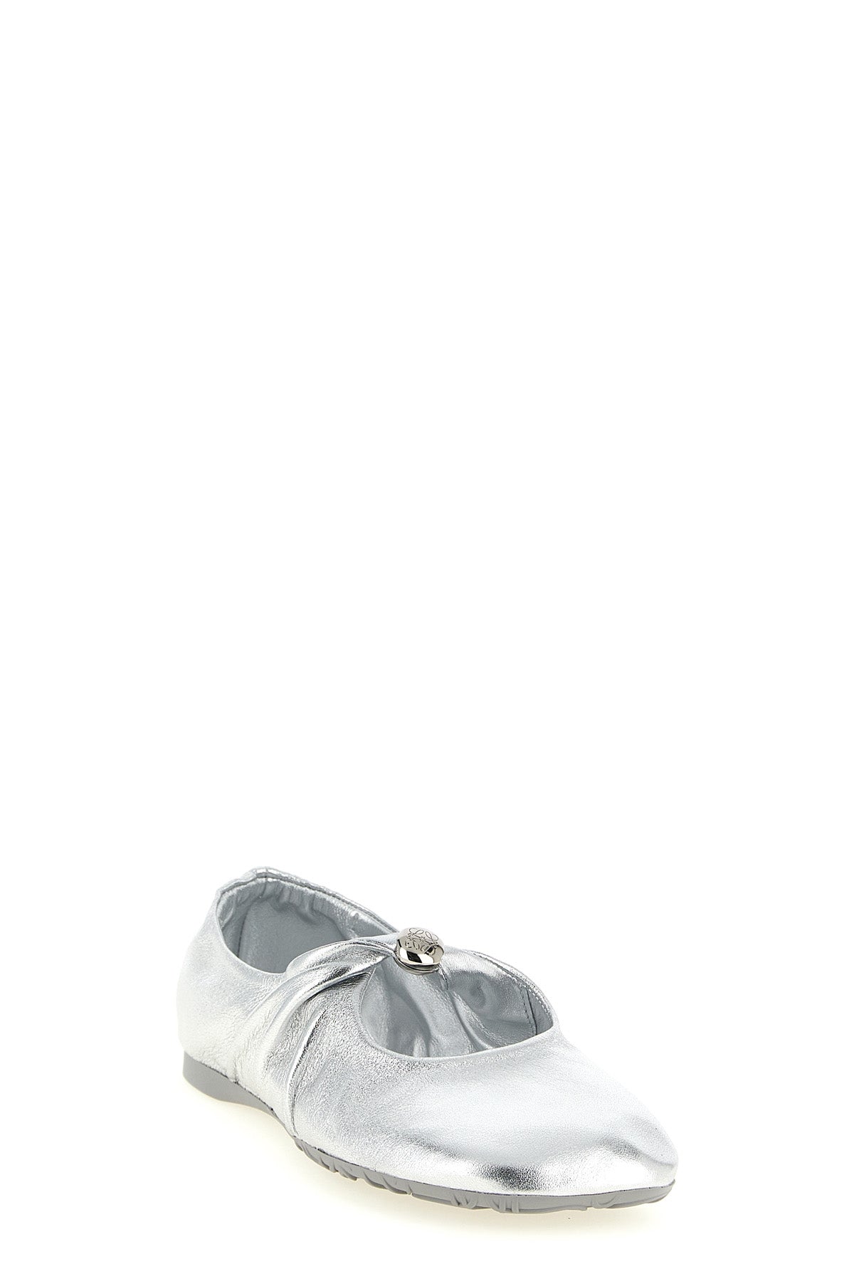 pebble soft ballet flats in laminated lamb nappa leather