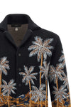 the alanui diamond head knitted overshirt