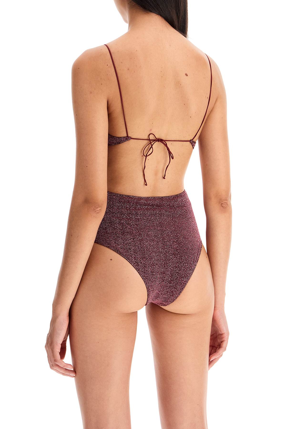 high-waisted lumière bikini set