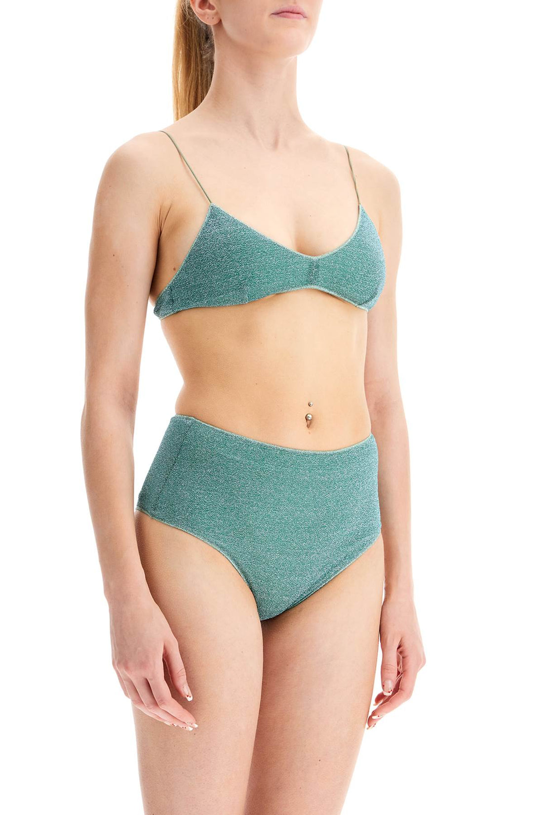 high-waisted lumière bikini set