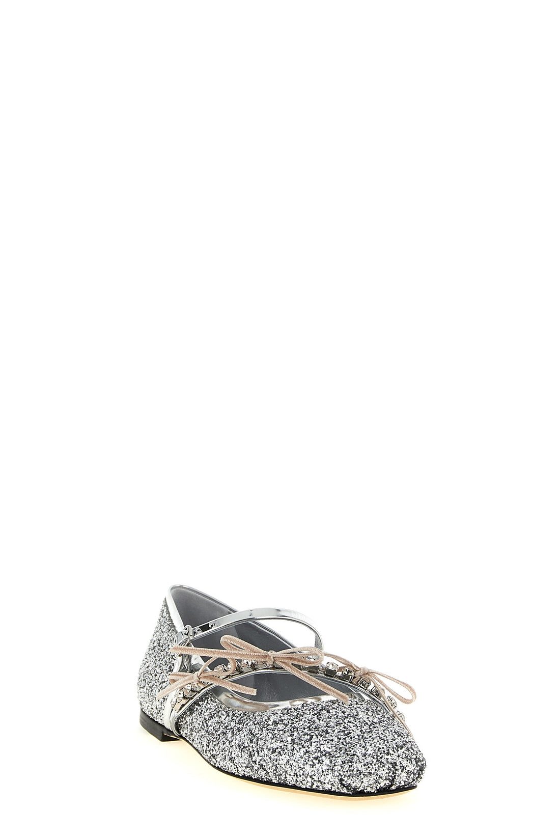 JIMMY CHOO 38.5 loli ballet flats in fabric