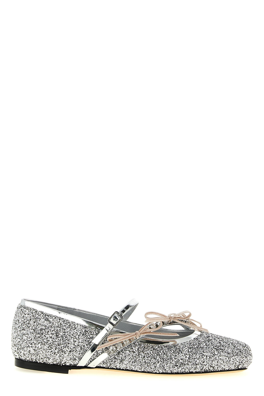 JIMMY CHOO 38.5 loli ballet flats in fabric
