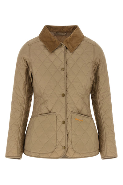 barbour annandale quilted jacket redefines the codes of outerwear through a fl