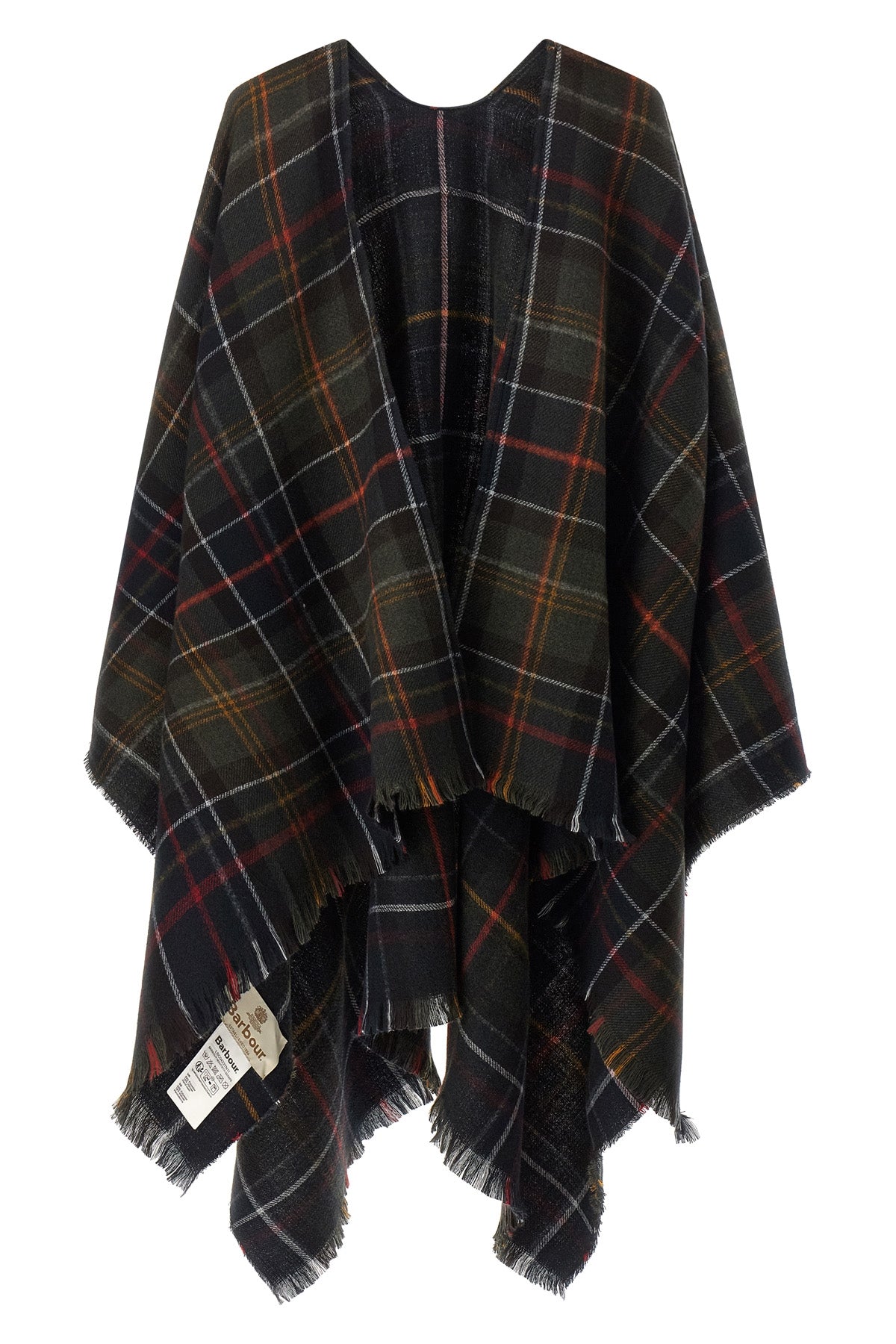 the barbour montieth serape cape redefines the concept of layering through an