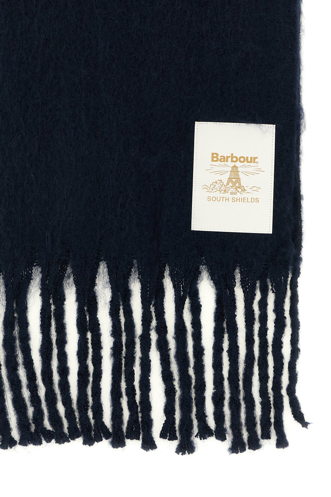 BARBOUR OS the barbour ellison scarf is distinguished by an elongated rectangular constru