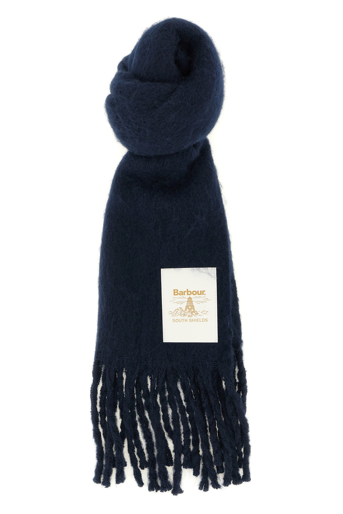 BARBOUR OS the barbour ellison scarf is distinguished by an elongated rectangular constru