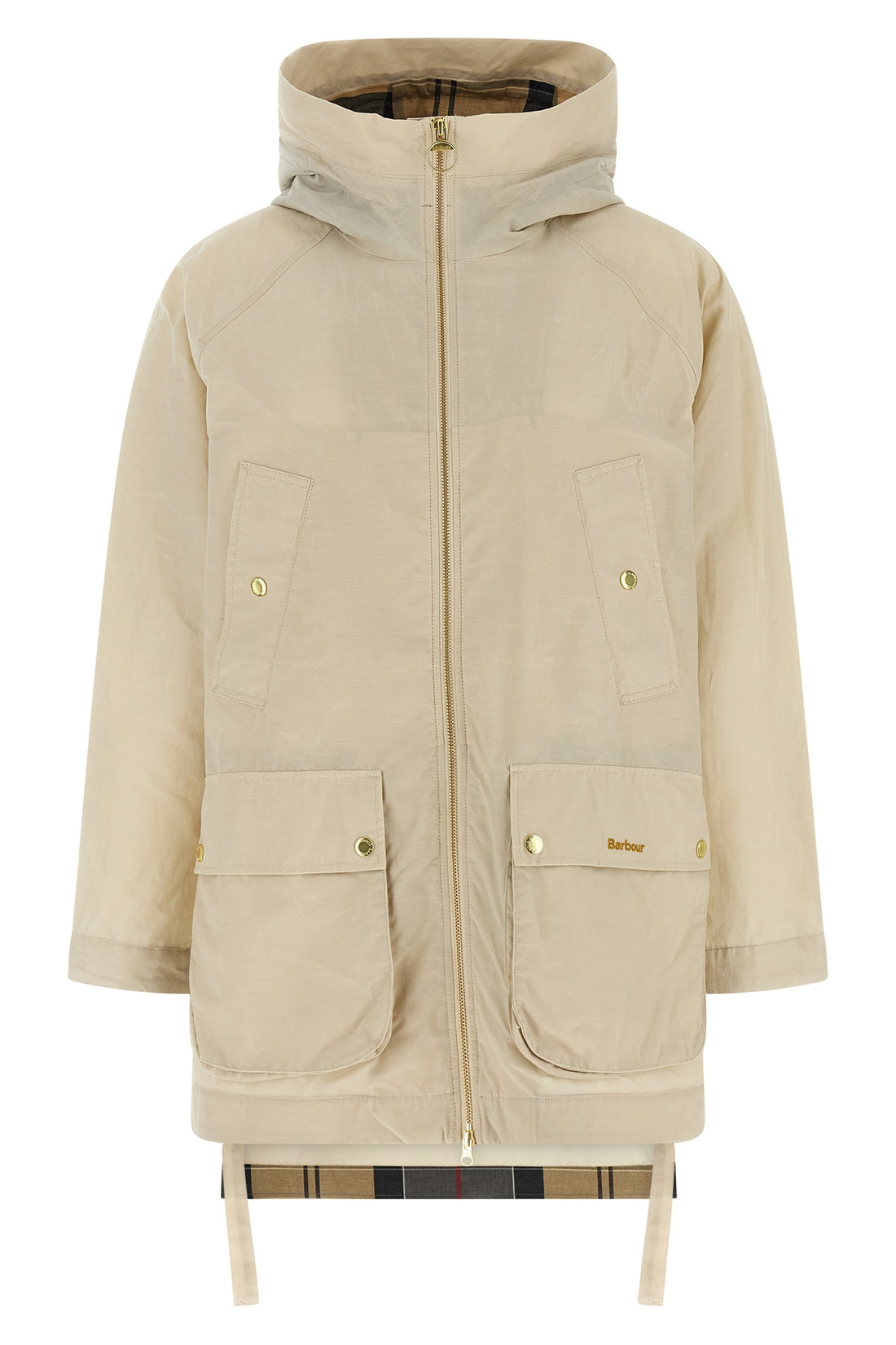 BARBOUR 8 middlemarch rainproof jacket in cotton blend that is dry to the touch