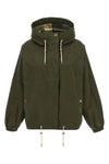 hawkridge waterproof cotton blend rain jacket