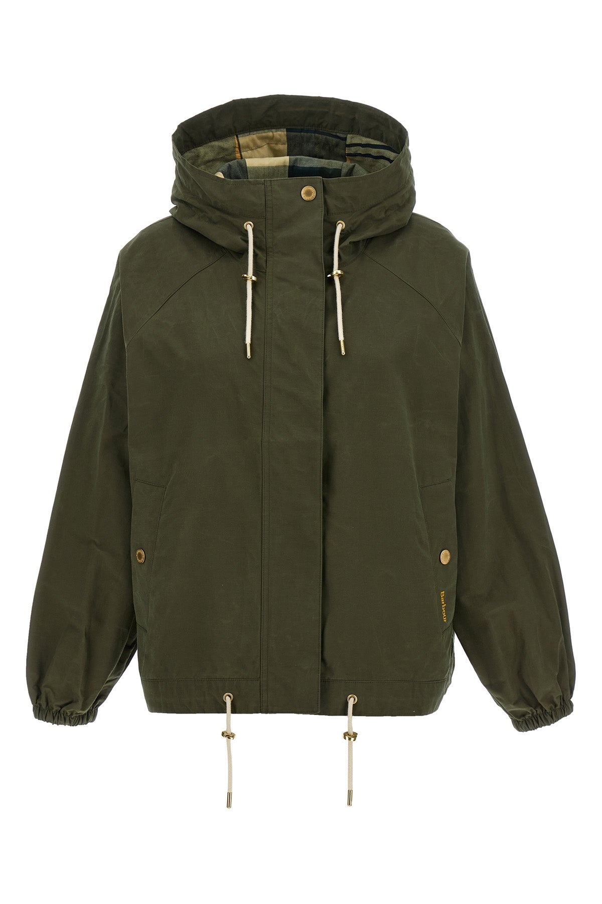 hawkridge waterproof cotton blend rain jacket