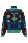 the alanui icon cardia bomber jacket redefines knitwear codes through a shorte