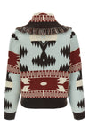 cashmere and virgin wool cardi-bomber jacket