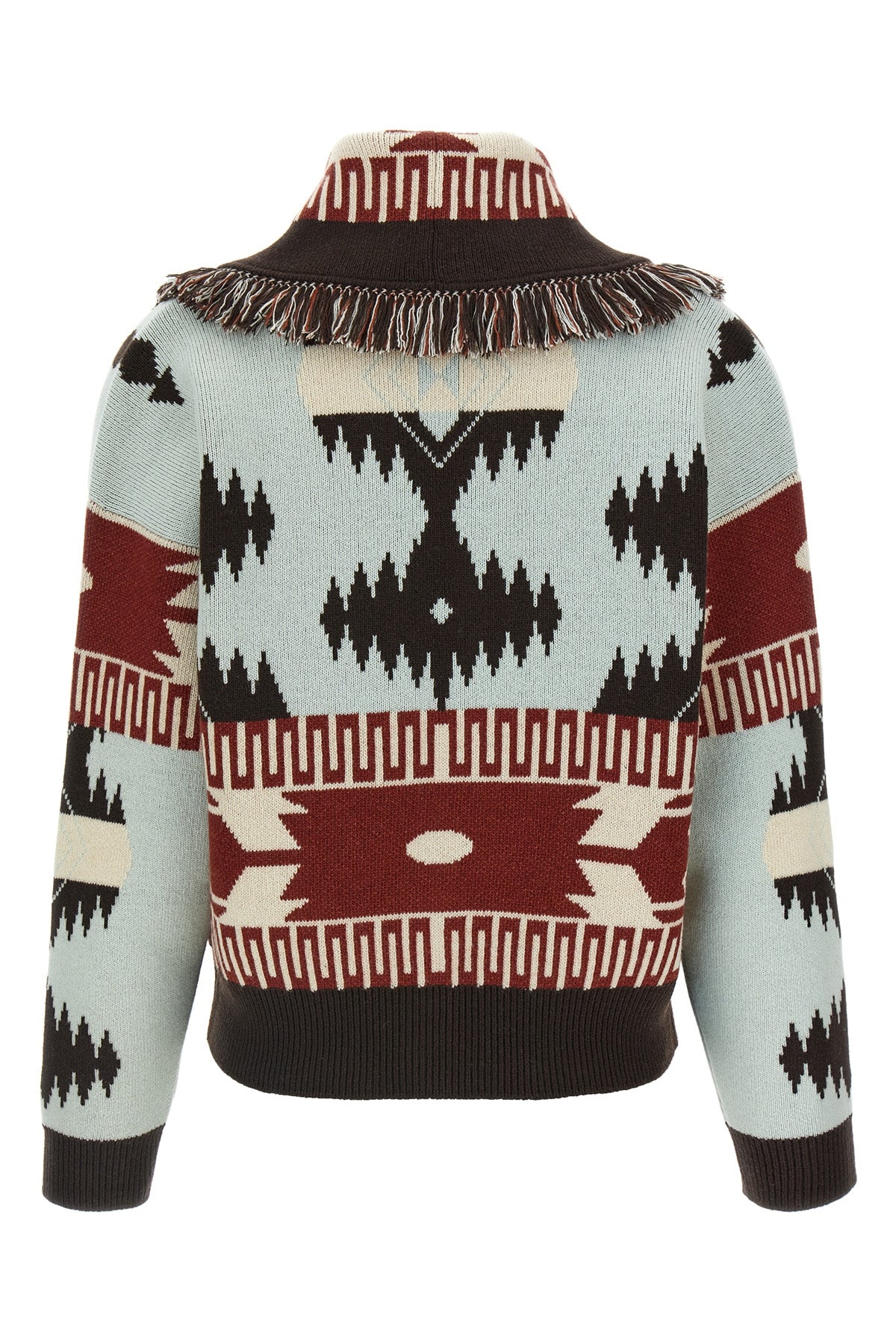 cashmere and virgin wool cardi-bomber jacket