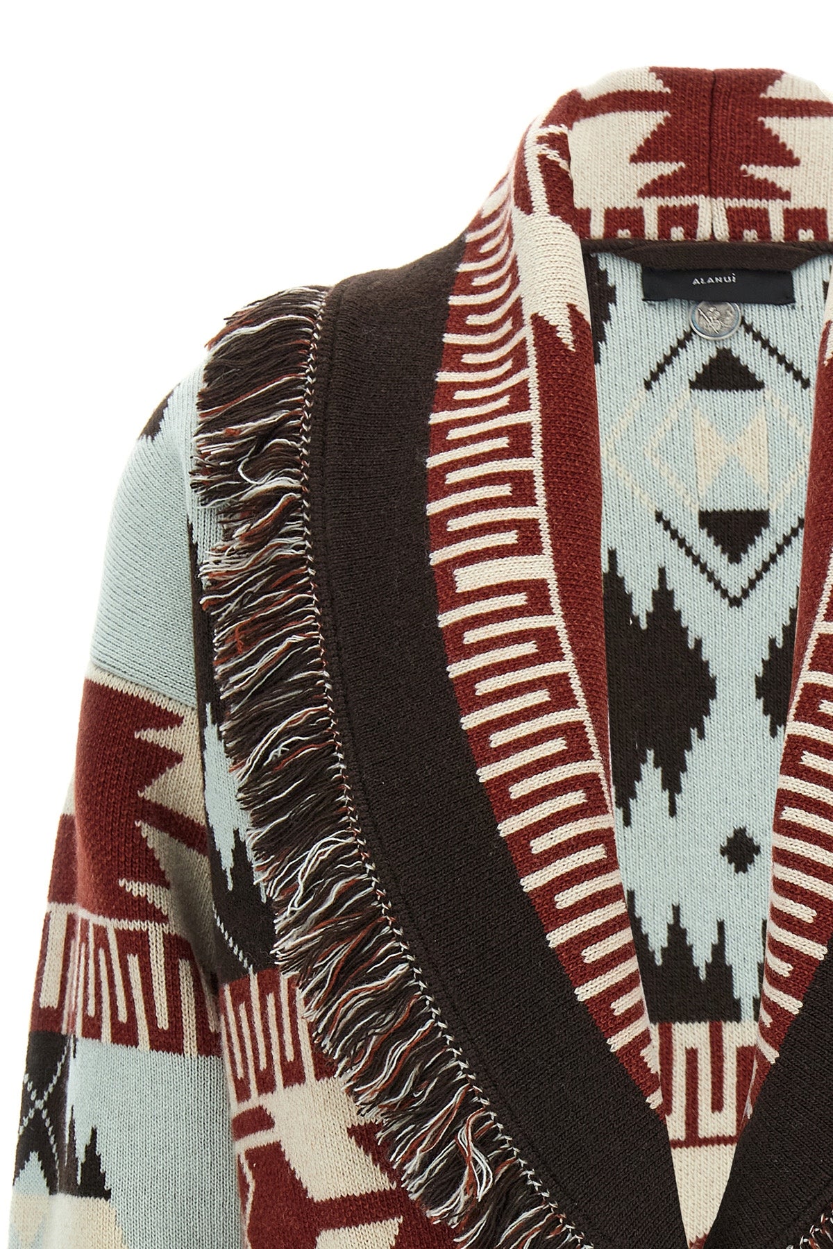 cashmere and virgin wool cardi-bomber jacket
