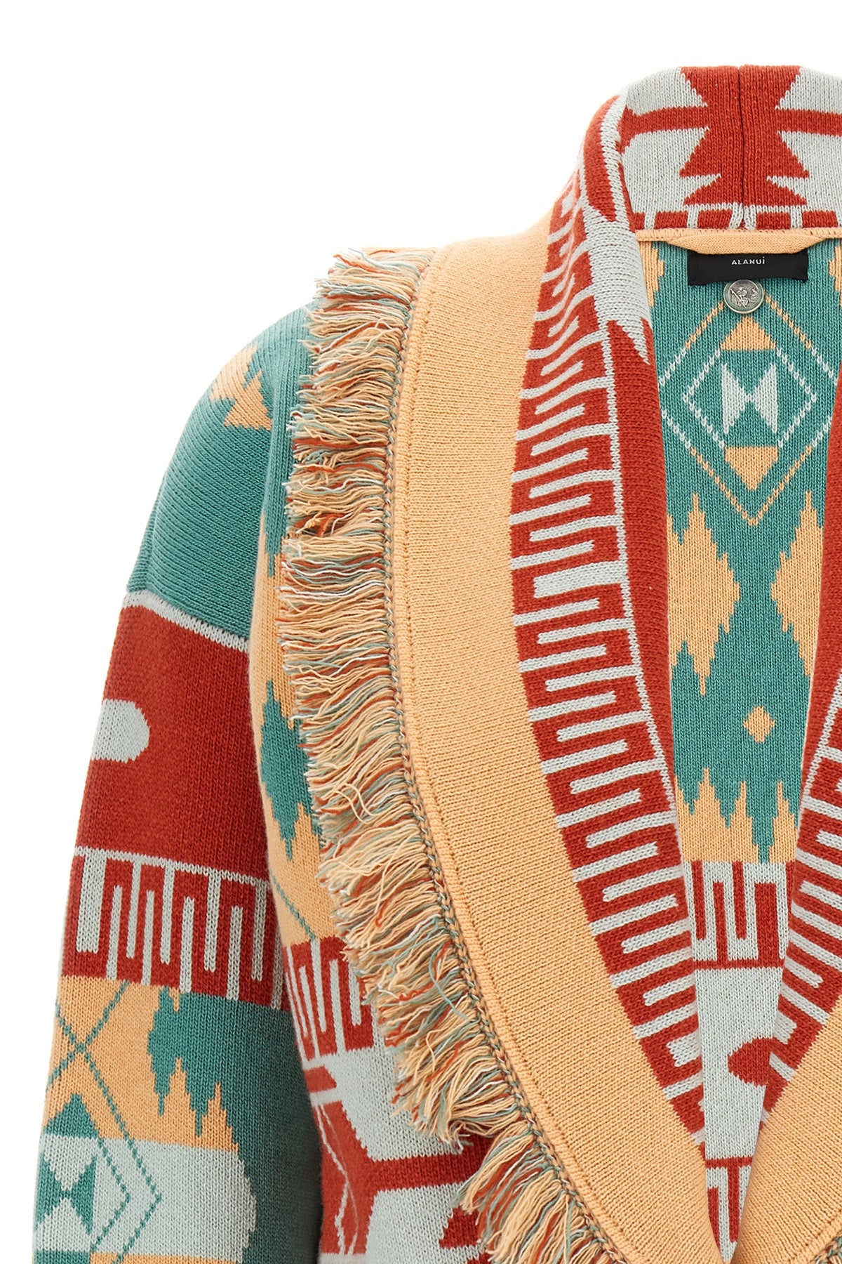 cashmere and virgin wool cardi-bomber jacket