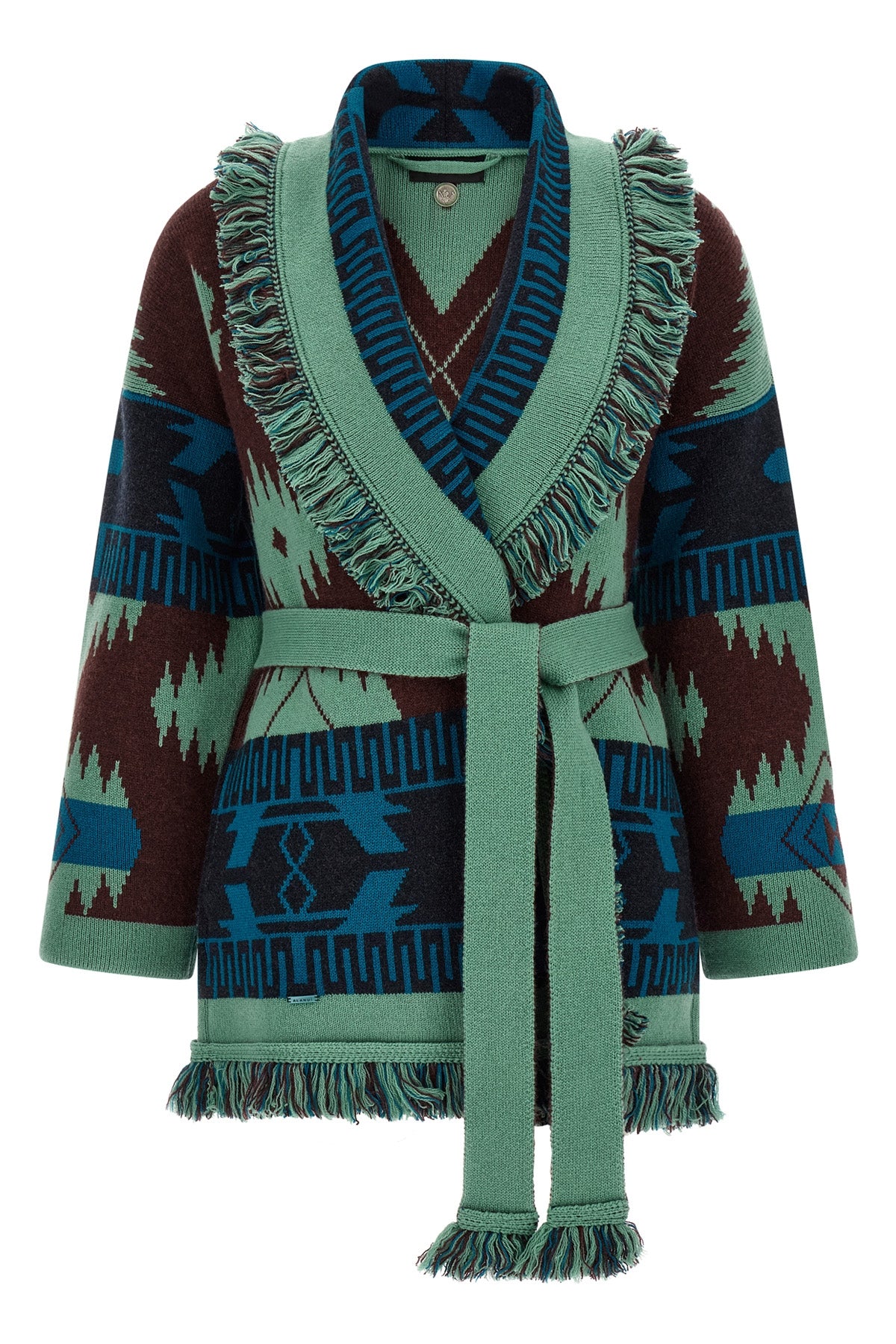 the alanui icon cardigan sets new standards in luxury knitwear through a compl