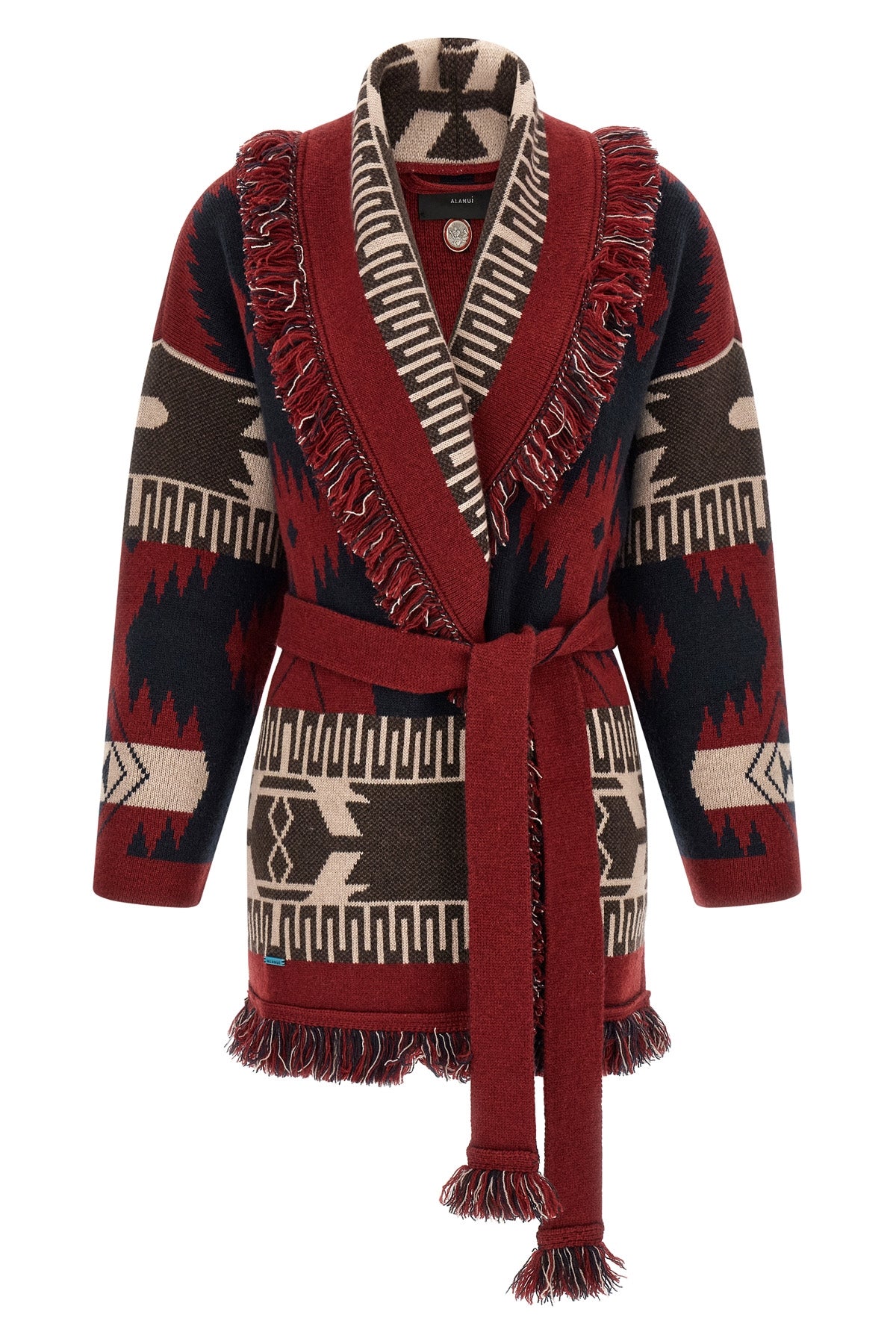 the alanui icon cardigan in pure cashmere represents the pinnacle of handmade