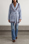 the alanui cardigan redefines knitwear through a complex expression of craftsman