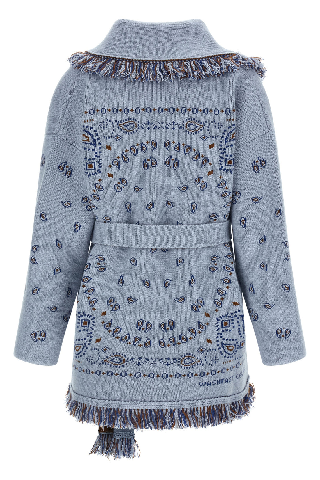 ALANUI S the alanui cardigan redefines knitwear through a complex expression of craftsman