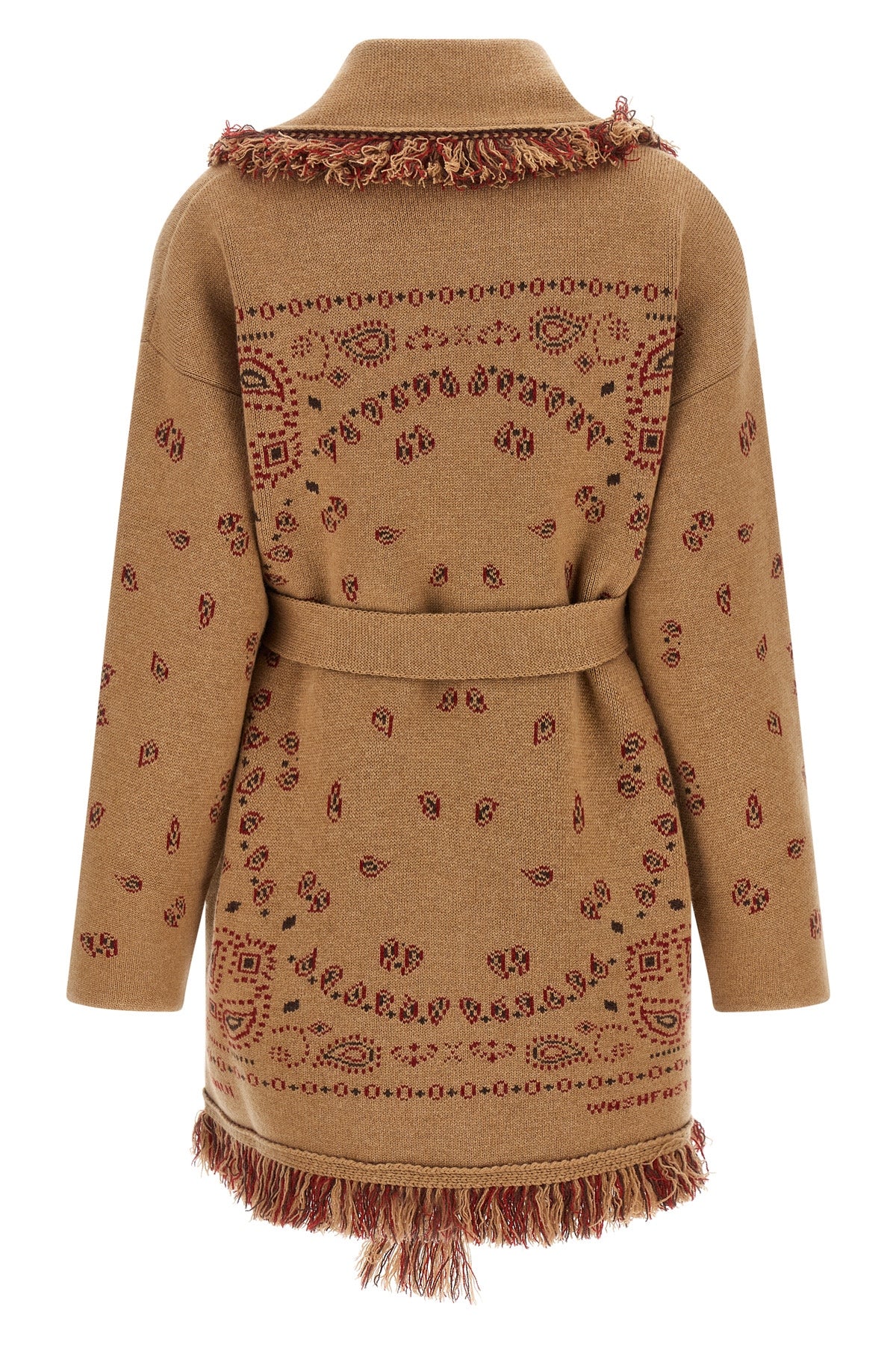 the alanui cardigan exemplifies a superior knitwear construction through its pur
