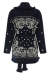 the alanui echoes of the bandana cardigan exemplifies a superior knitwear constr