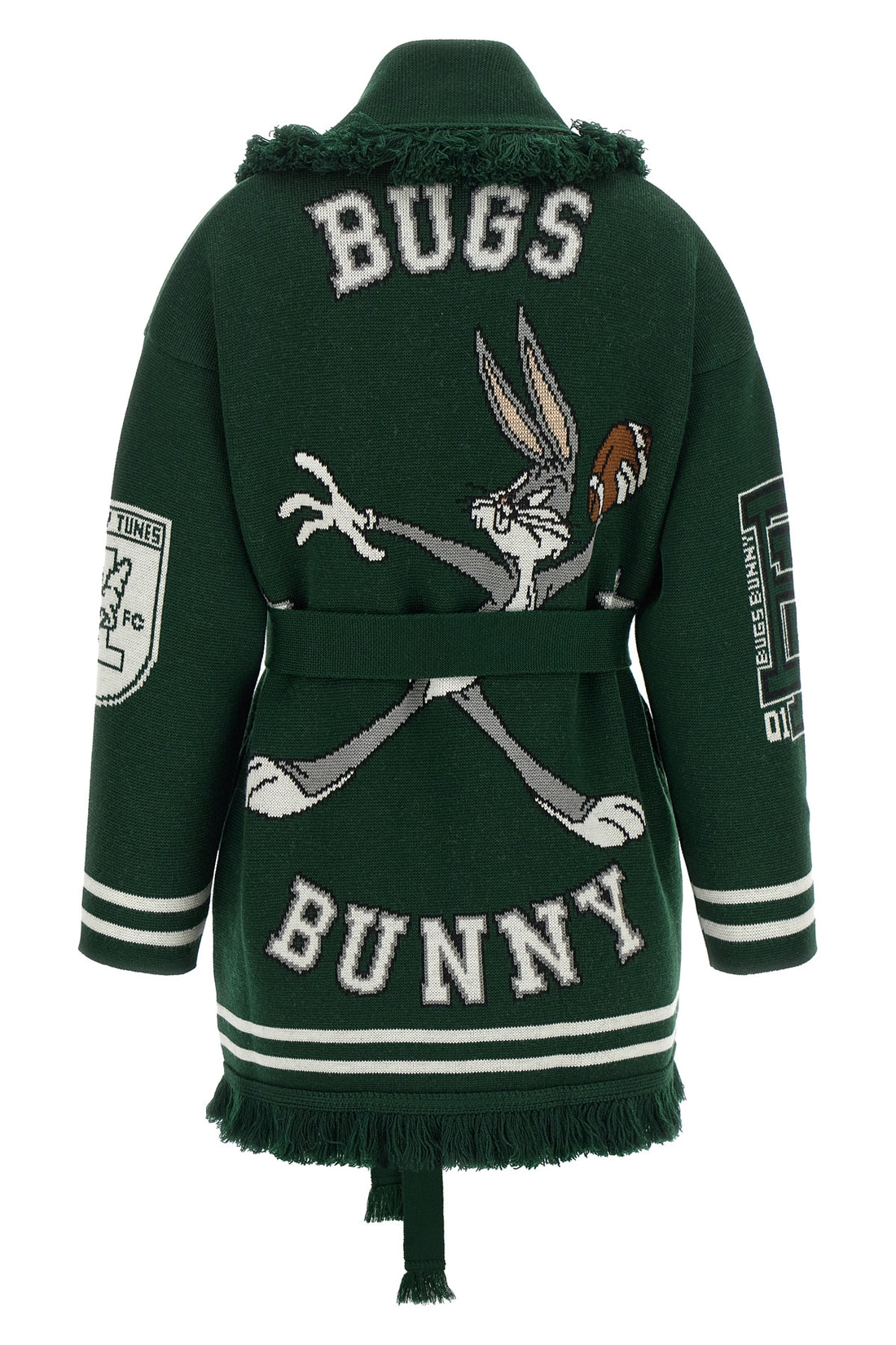 ALANUI S the alanui x looneytunes sporty bugs bunny &amp; sylvester pure virgin wool cardig
